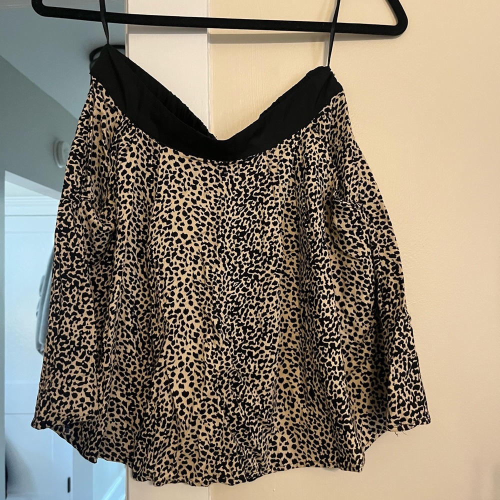Cheetah mini skirt